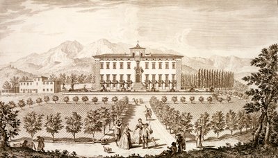 Vue de la Villa del Barone, de 