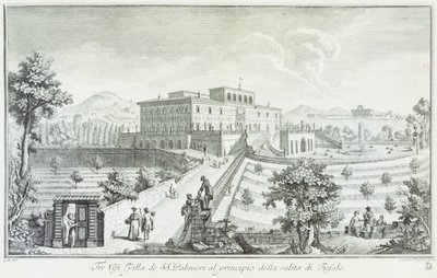 Villa Palmieri à Fiesole - Giuseppe Zocchi