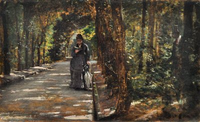 Rendez-vous dans la forêt de Portici - Giuseppe or Joseph de Nittis