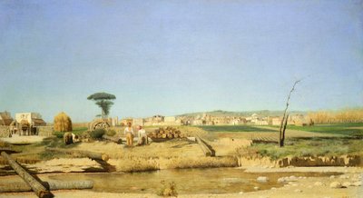 Ferme près de Naples - Giuseppe or Joseph de Nittis