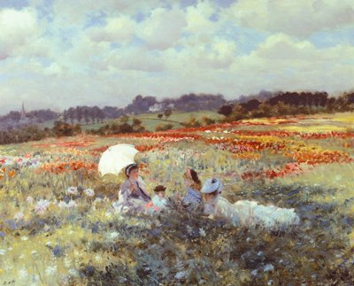 Champs près de Londres - Giuseppe or Joseph de Nittis