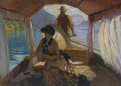 Sur le lac de Lucerne - Giuseppe or Joseph de Nittis