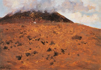 Sur les pentes du Vésuve - Giuseppe or Joseph de Nittis