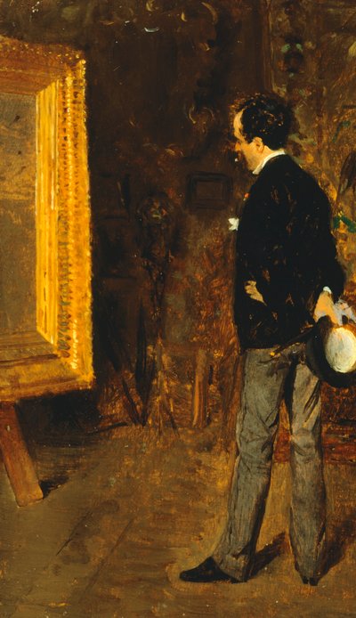 Portrait du journaliste Martino Cafiero - Giuseppe or Joseph de Nittis