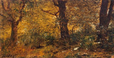 Étude de bois - Giuseppe or Joseph de Nittis