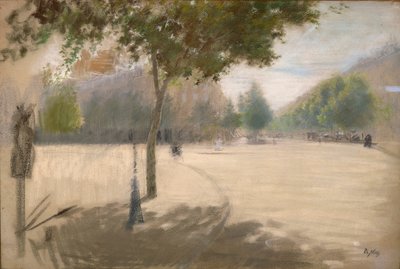 Place ensoleillée - Giuseppe or Joseph de Nittis