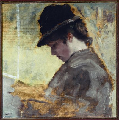 La Fille anglaise - Giuseppe or Joseph de Nittis