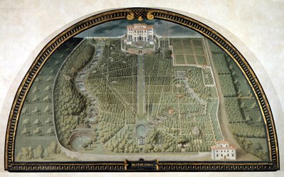 Villa di Pratolino par Giusto Utens - Giusto Utens