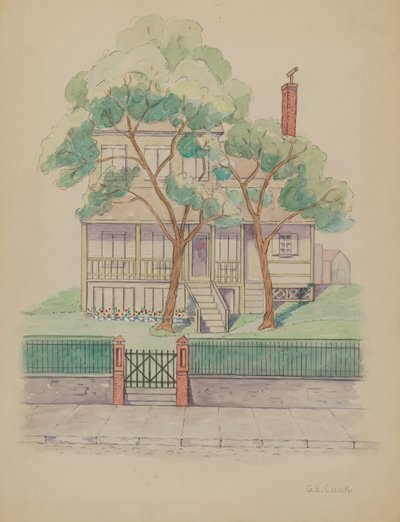 Maison Stewart, vers 1936 - Gladys Cook