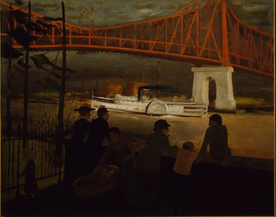 Pont de Queensboro, East River, vers 1910 - Glenn O Coleman