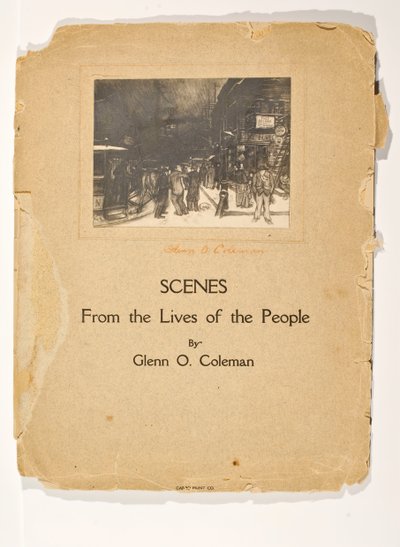 Scènes de la vie des gens, Portfolio Sans Titre, vers 1905-1906 - Glenn O Coleman