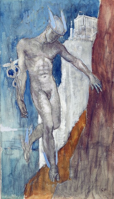 Hermès descendant - Glyn Warren Philpot