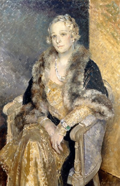 Portrait de Mme Shirley Woolmer, c.1933-34 - Glyn Warren Philpot