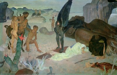 Repos pendant la fuite en Égypte, c.1922 - Glyn Warren Philpot