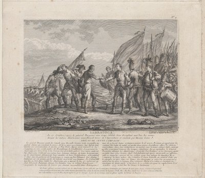 Saratoga [sic] 17 octobre 1777, vers 1777 - Godefroy