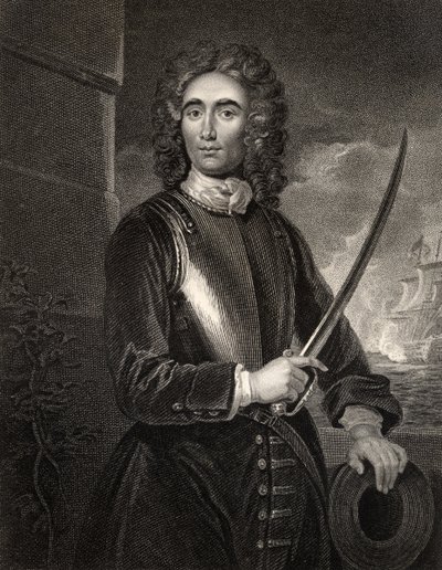 John Benbow, gravé par W.T. Mote, de 
