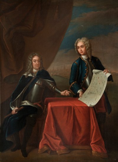 John Churchill et John Armstrong - Godfrey (after) Kneller