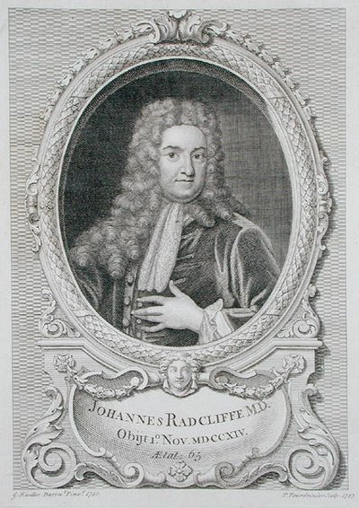 Portrait de John Radcliffe (1650-1714) de 