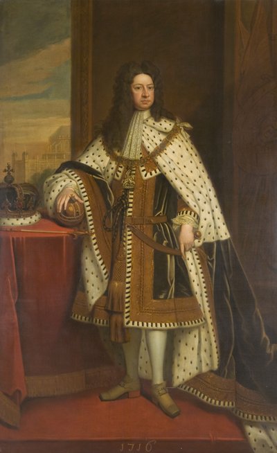 George I - Godfrey (studio of) Kneller