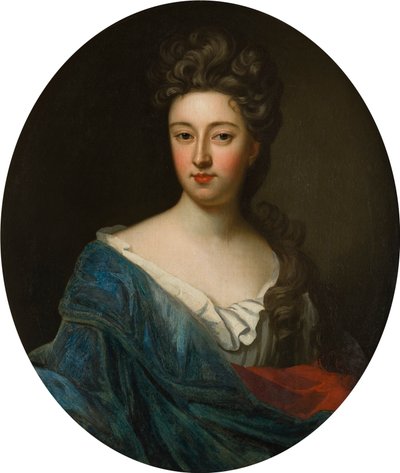 Portrait de Lady Diana Fielding - Godfrey (studio of) Kneller