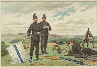 Le 1er Middlesex (Victoria Rifles) Volunteers, 4e Bataillon de volontaires Kings Royal Rifle Corps - Godfrey Douglas Giles