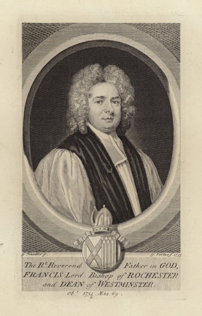 Francis Lord évêque de Rochester - Godfrey Kneller