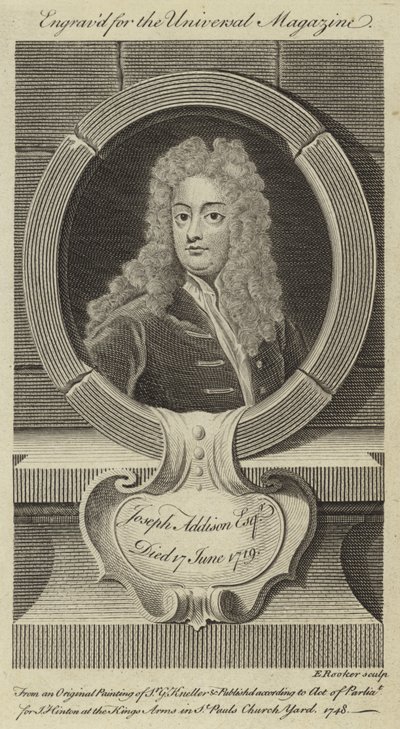 Joseph Addison, Esquire - Godfrey Kneller