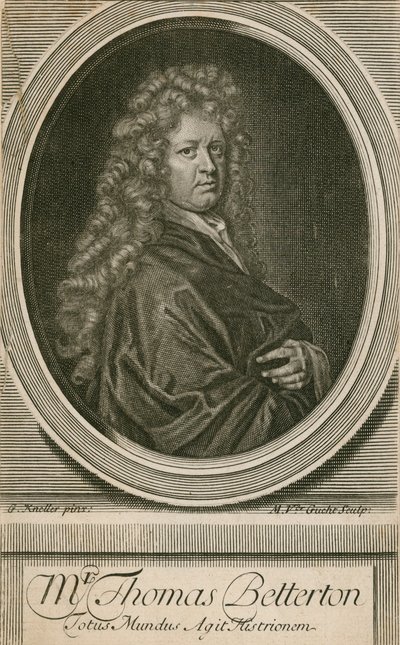 M. Thomas Betterton, acteur - Godfrey Kneller