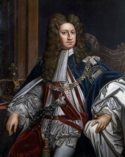 Portrait de George I, roi de Grande-Bretagne (1660-1727) - Godfrey Kneller