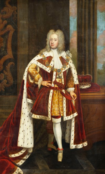 Portrait du roi George II lorsqu