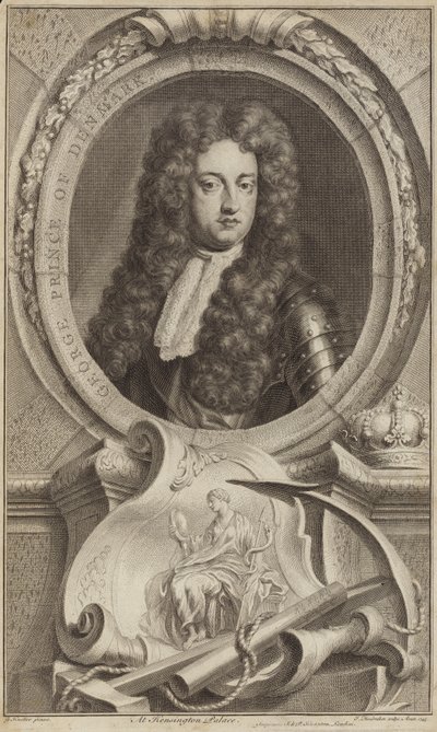 Prince George de Danemark et de Norvège - Godfrey Kneller