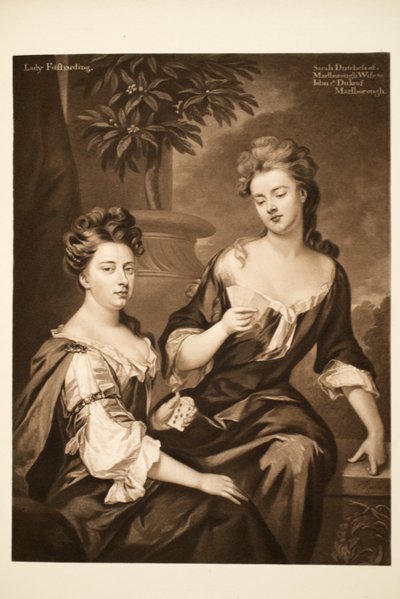 Sarah, Duchesse de Marlborough et Lady Fitzharding, pub. 1902 - Godfrey Kneller