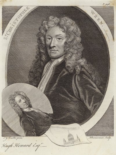 Sir Christopher Wren et Hugh Howard - Godfrey Kneller