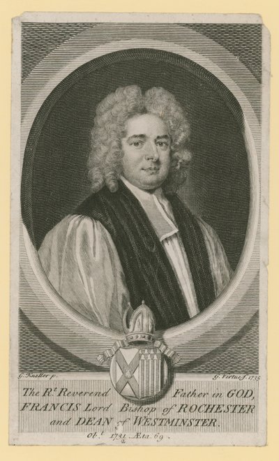Le Très Révérend Père en Dieu, Francis Lord Évêque de Rochester et Doyen de Westminster - Godfrey Kneller