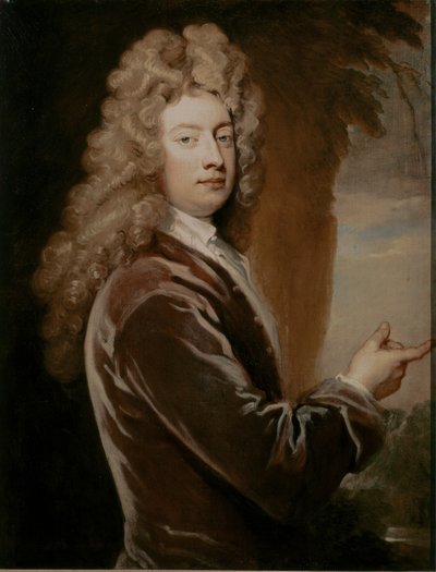 William CONGREVE, Portrait 1709 (huile sur toile) - Godfrey Kneller