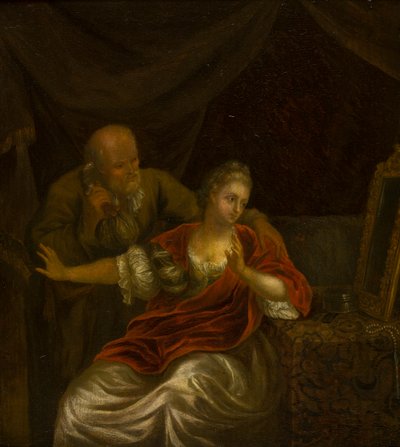 Une offre rejetée, vers 1663-1706 - Godfried (after) Schalken or Schalcken