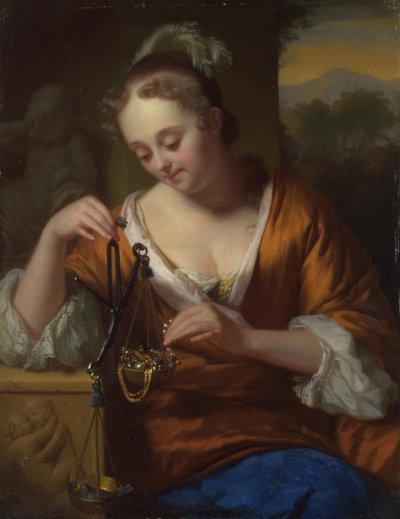 Allégorie de la Vertu et des Richesses - Godfried Cornelisz Schalcken