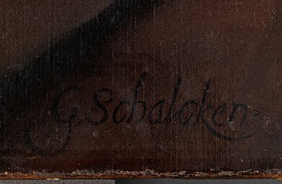 Autoportrait (détail), avant 1706 - Godfried Schalcken