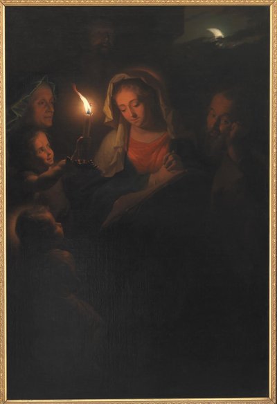 La Sainte Famille - Godfried Schalcken