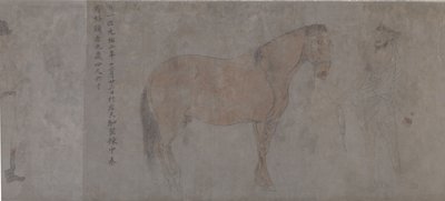 Détail de cinq chevaux de tribut (détail) - Gonglin Li