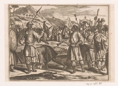 Réception de Vasco da Gama chez le samorain - Gonsales Appelmans