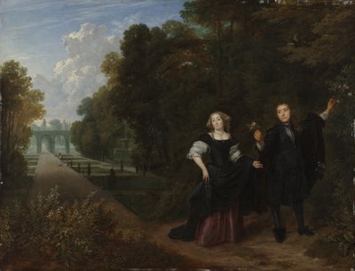 La promenade - Gonzales Coques