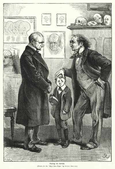 Sentir ses bosses (gravure) - Gordon Frederick (after) Browne