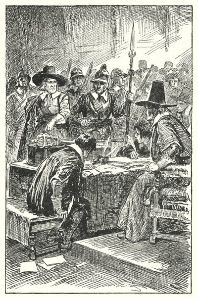 Cromwell expulsant le Long Parlement - Gordon Frederick Browne