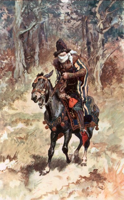 Ghysbrecht Van Swieten assis sur sa mule - Gordon Frederick Browne