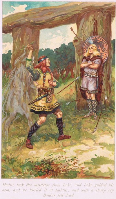 Hadur a pris le gui de Loui, illustration de 