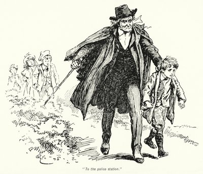 Illustration pour The Story of the Treasure Seekers par E Nesbit - Gordon Frederick Browne
