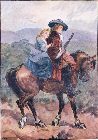 "Maintenant je peux pleurer autant que je veux", de Lorna Doone publié par W & R Chambers Ltd, 1921 - Gordon Frederick Browne