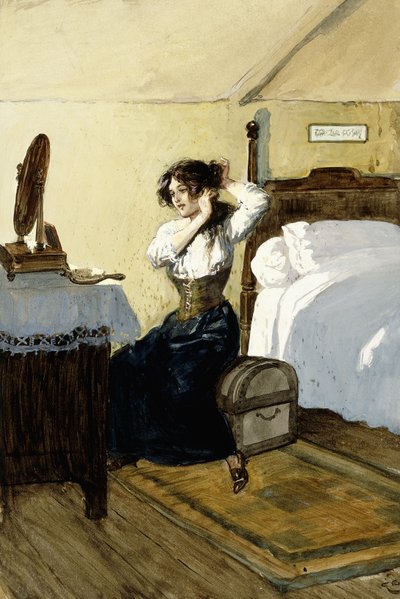 Elle allait détacher ses cheveux - Gordon Frederick Browne