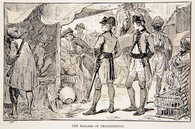 Les Bazaars de Trichinopoli, une illustration de 